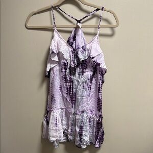 Purple Tie-Dye Women's Top